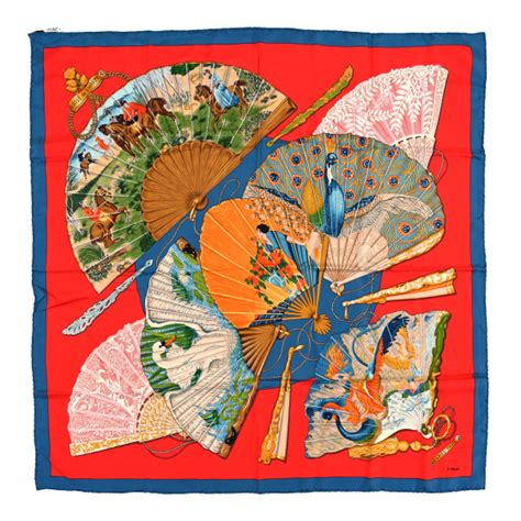 HERMES Silk Brise De Charme Scarf 90 